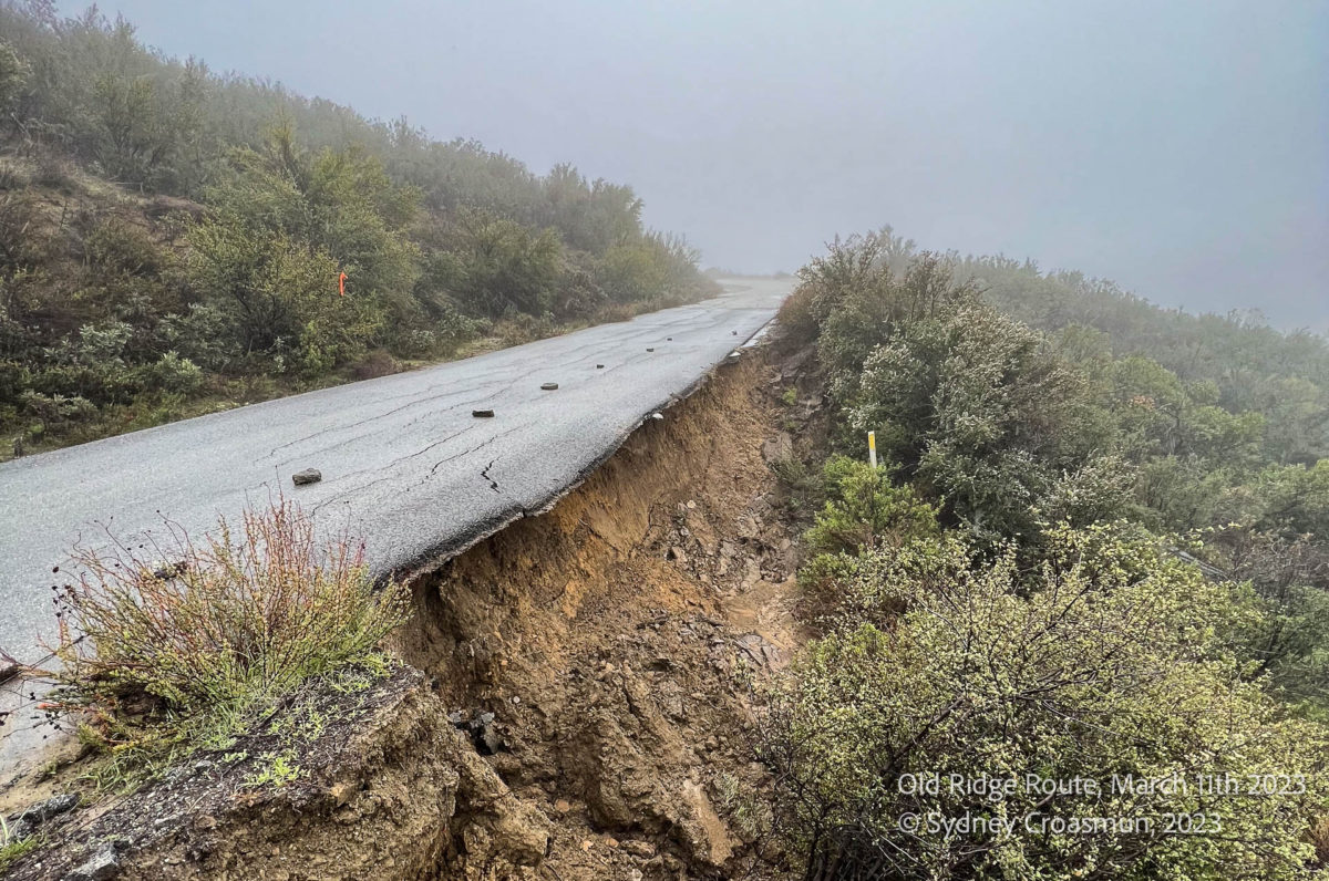 Ridge Route Landslide Update